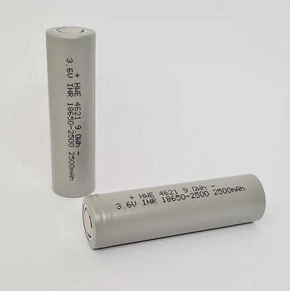 Howell 2500mAh 18650 Batteries (2 Pcs)